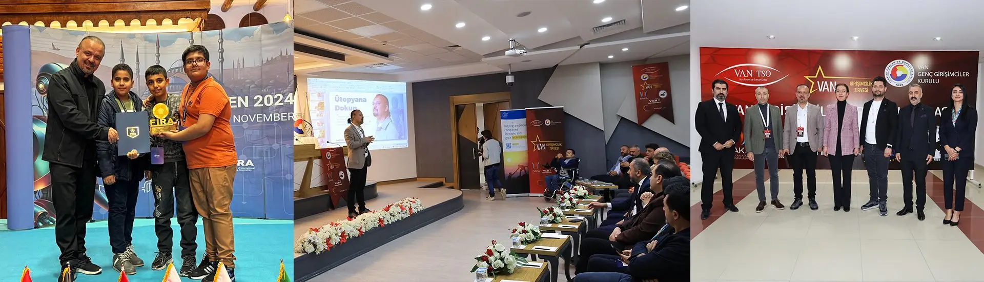 Özgür AKIN PhD Met with Participants at the Touch Your Utopia Seminar During the Van Entrepreneurshi