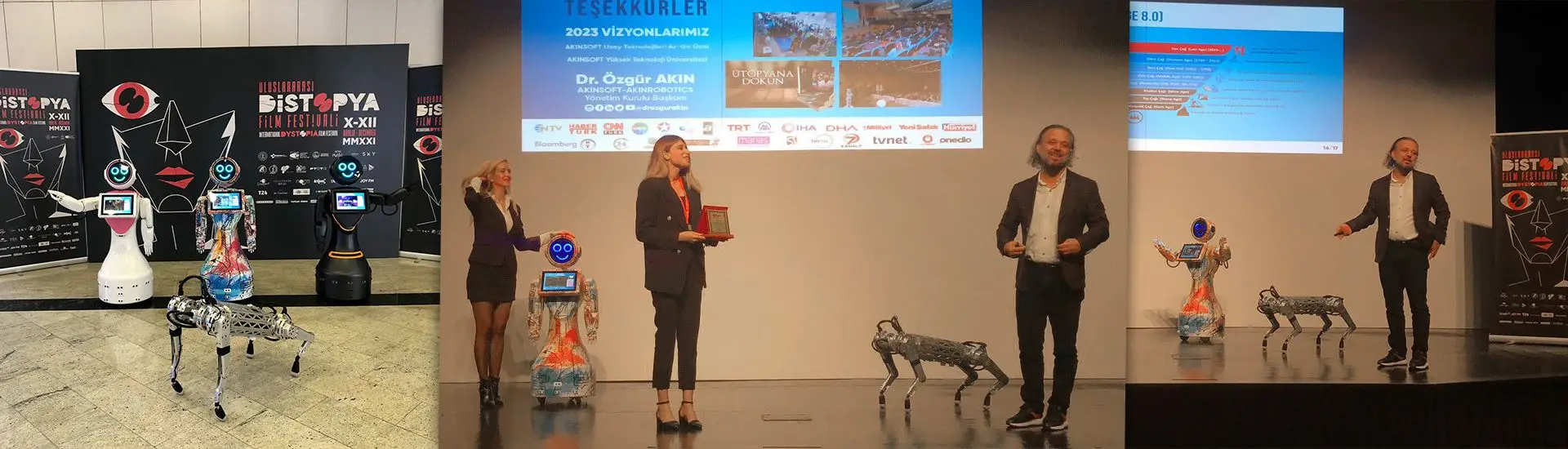 Özgür AKIN PhD was a guest at the International Dystopia Film Festival